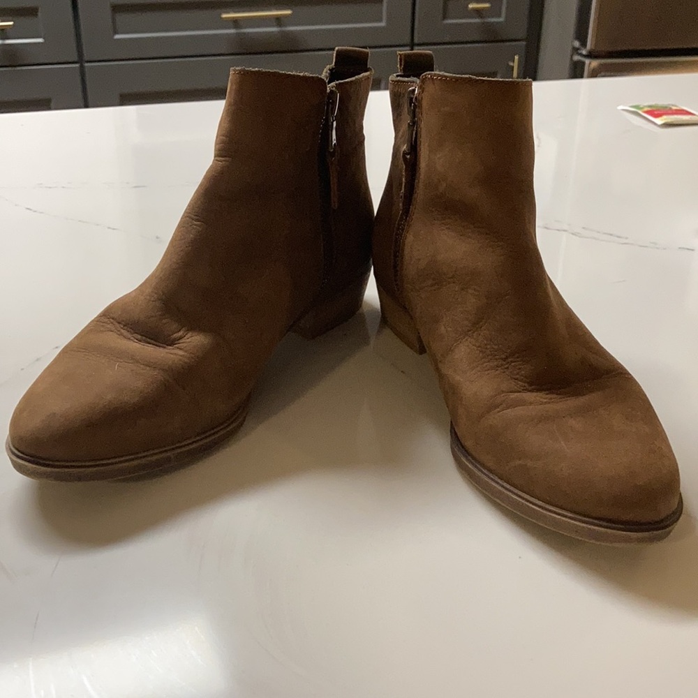 LRL Brown leather booties